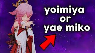 YOIMIYA OR YAE MIKO IN 10 SECONDS