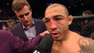 UFC 194 Conor McGregor and Jose Aldo Octagon Interview