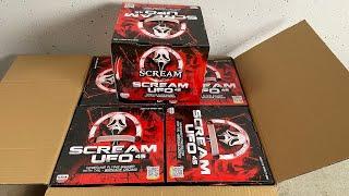 SCREAM UFO 45 WITH BROCADE SHELL  KLASEK PYROTECHNICS