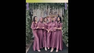 outfit bridesmaid dresses hijabhijab dress partyBaju bridesmaid modern hijab