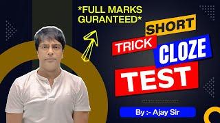 Cloze Test  How To Solve  Ajay Kumar Singh  MB Books Tutorials