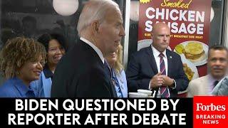 BREAKING Post-Debate Biden Asked Point Blank Do You Have Any Concerns About Your Performance?