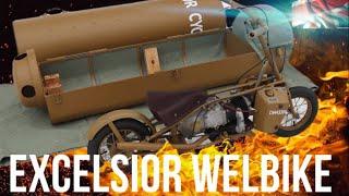 Excelsior Welbike военный десантный мотоцикл британской армии от мотоателье Ретроцикл