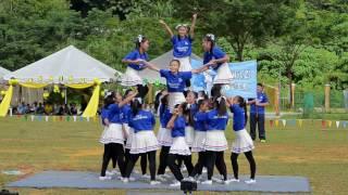 SMK SRI SENTOSA Hari Sukan 2016 Cheerleading Blue House