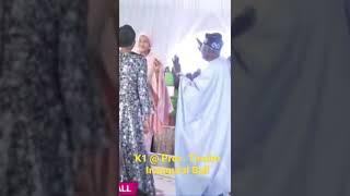 President Tinubu wife and VP Shettima dance as Wasiu Ayinde K1 Ultimate serenade at Inaugural ball