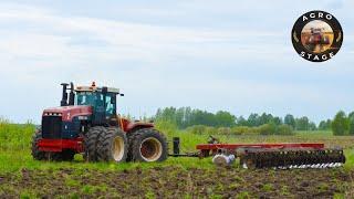 ТРАКТОР и агрегат с ОДНОГО ЗАВОДА Bühler Versatile 2290 на подготовке ПОЛЯ под посев ОЗИМЫХ