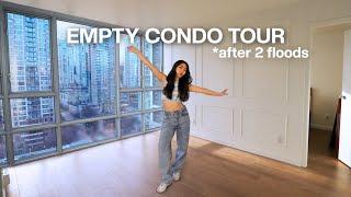 Empty Apartment Tour after 2 floods and a year of renovations...