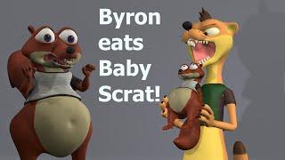 Byron eats Baby Scrat