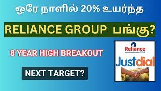ஒரே நாளில் 20% உயர்ந்த Reliance Group பங்கு?  Just Dial  Tamil