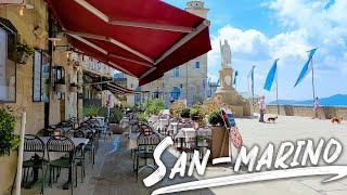 FABULOUS SAN MARINO. Italy - 4k Walking Tour around the City - Travel Guide. trends moda #Italy