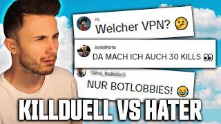 DU SPIELST NUR BOTLOBBIES  KILLDUELL vs. TIKTOK HATER