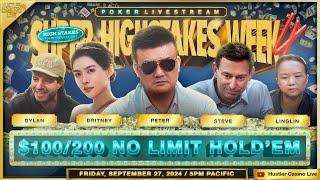 SUPER HIGH STAKES WEEK $200400 w Peter Britney Mariano Dylan Linglin - Commentary by Charlie