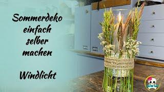 DIY - DEKO MIT GRÄSERN SCHNELL und EINFACH selber machen - SOMMERDEKO 2024