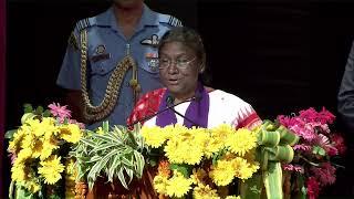 President graces the 12th convocation of Maharaja Sriram Chandra Bhanja Deo University Baripada