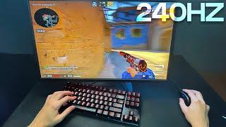 Assim é a sensação de jogar a 240hz - CSGO POV