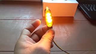 Probando luces led para moto luz trasera y direccionales de aliexpress