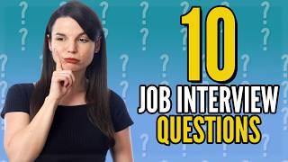 Top 10 Job Interview Questions in English