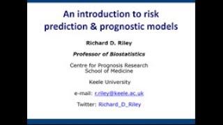 An introduction to risk prediction and prognostic models