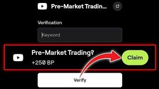 Pre Market Trading? Blum Code Blum Today Verification Keyword  Blum Pre Market Trading Code