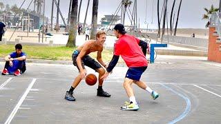 AJ LAPRAY vs ON FIRE Hooper at Venice Beach He Couldnt MISS