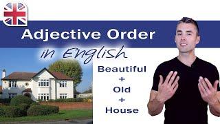 Adjective Order in English - English Grammar Lesson