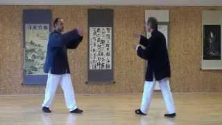 Tai Chi 2 man set San Shou Yin François Hainry Disciple direct de YOU Xuan De ABTCC 24