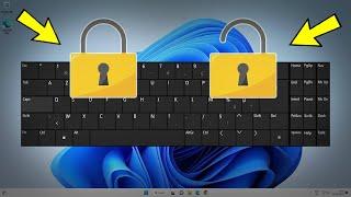 How to Lock & Unlock Keyboard in Windows 11  10  8  7  Turn On  Off keyboard lock    ⌨️