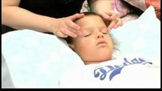 Massage to Treat Child With Sinus Congestion  Massaging Pressure Points of Child to Treat Sinus Congestion