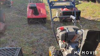 3 Leftover Snow Blower Start Ups and Review. Gravely Update.