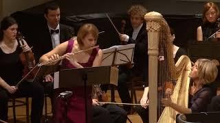 Mozart Concerto for Flute  Harp and Orchestra in C major K 299 - complete - LIVE