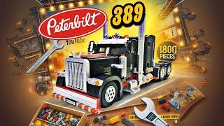 1800 parts and the power of Peterbilt 389 Complete LEGO Build