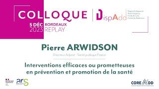 Interventions efficaces ou prometteuses en prévention et promotion de la santé