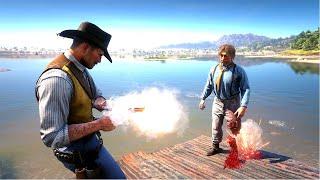 Red Dead Redemption 2 4K 60FPS - Funny & Brutal Moments Vol. 168 Euphoria Ragdolls