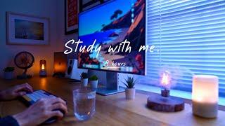 8-Hour Study with Me  Pomodoro Timer Lofi Relaxing Music  Day 121