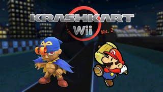 Mario Kart Wii - Krash Kart Wii Vol. 2  All Retro Cups 150cc Gameplay Walkthrough Part2 Longplay