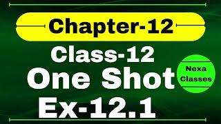 Class12 Ex-12.1 Q1 to Q10  Class 12 One Shot Ex 12.1 Math  Ex 12.1 Class12 in One Shot