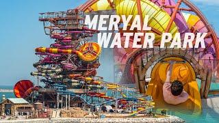 Craziest Water Park in the World NEW Meryal Waterpark Qatar Slide POVs