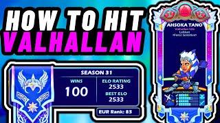 How I Hit VALHALLAN In Brawlhalla and how you can too