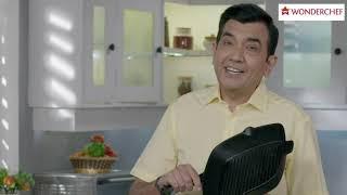 Forza Cast Iron Grill Pan  Wonderchef by Sanjeev Kapoor