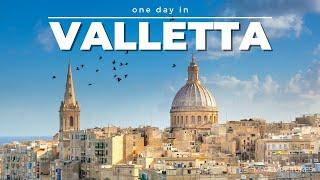 ONE DAY IN VALLETTA MALTA   4K  The beautiful capital of Malta