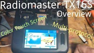 Radiomaster TX16S - Overview - Multi Protocol Hall Gimbals Color Touch Screen....