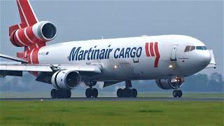 PURE MD-11 POWER What an Amazing Trijet Sound MD-11F Martinair Lufthansa Cargo UPS FedEx