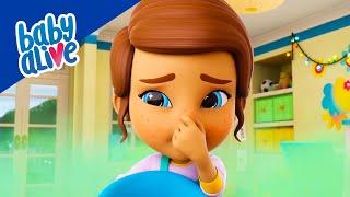 Baby Alive Official  Charlie Learns To Use The Potty  Kids Videos 