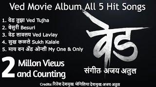 Ved Movie All 5 Hit Songs  Best Marathi Movie Album  Trending Marathi Songs Of 2023