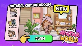 FREE NATURAL CHIC BATHROOM AVATAR WORLD FREE PROMO CODE PAZU