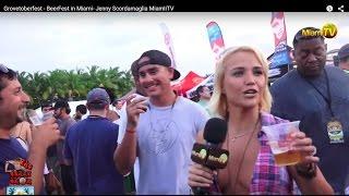 Jenny Scordamaglia @ Grovetoberfest - BeerFest in Miami-  MiamiTV