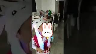 LED Glowing Plush Moving Rabbit Hat Funny Glowing and Ear Moving Bunny Hat