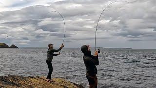 BIGGEST Pollack Caught From Shore on YouTube??  Lure Fishing UK