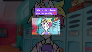 My crush is from another reality ️ part 1 #shortvideo #shorts #love #lovestatus #drama #cartoon