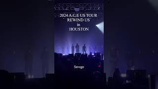 2024 A.C.E US TOUR REWIND US in HOUSTON #삐딱선 #Savage #shorts